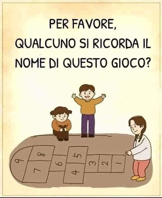 CHI RICORDA IL NOME DI QUESTO GIOCO ?